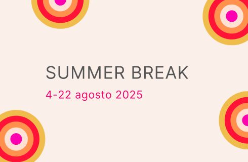 Pausa estiva. Dal 4 al 22 agosto 2025